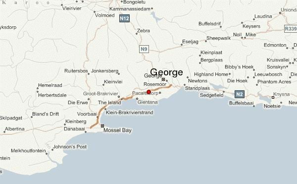 карта города Георгия мыса 
