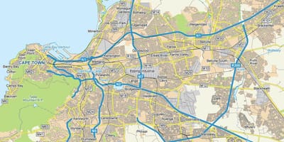Карта Эппинг Кейптаун