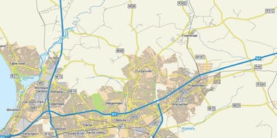 Карта дурбанвиль пригороде