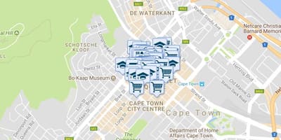 Карта shortmarket улица Кейптаун